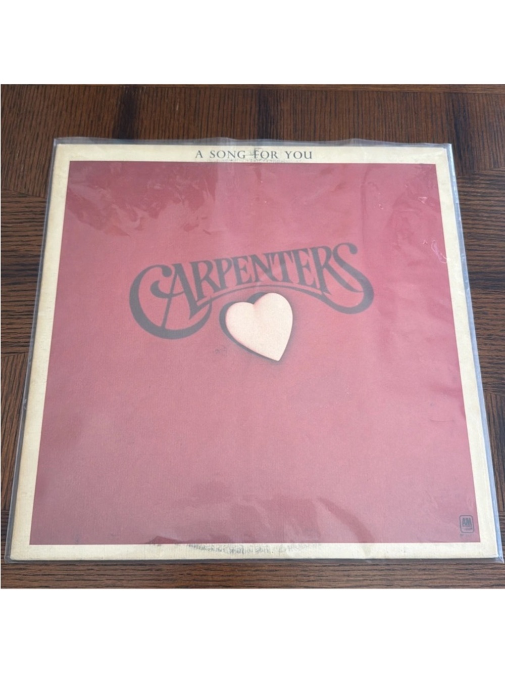 Carpenters "A Song for You" Vinyl LP Record 1972 A&M Records